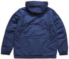 画像2: patagoniaパタゴニア Isthmus Parka パイル フリースライナー ナイロン イスマスパーカー 紺 M★ジャケット (2)