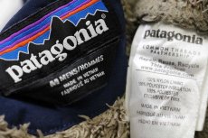 画像4: patagoniaパタゴニア Isthmus Parka パイル フリースライナー ナイロン イスマスパーカー 紺 M★ジャケット (4)