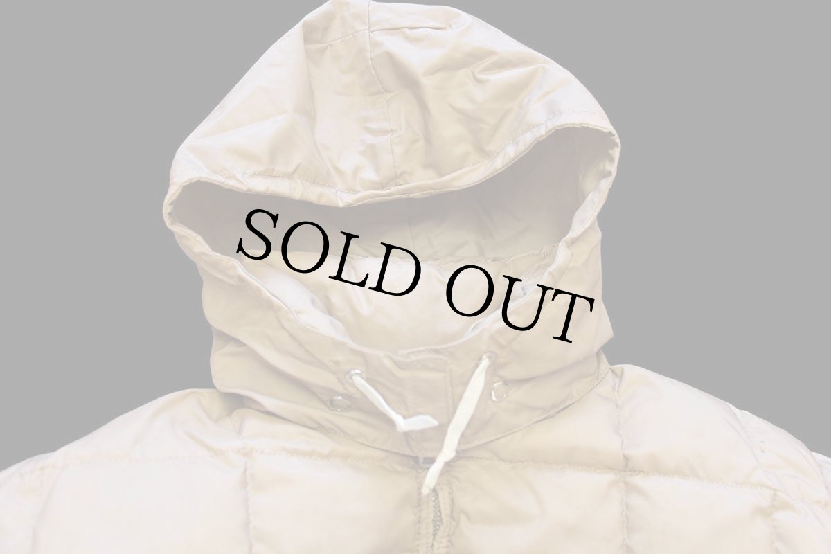 画像4: 60s Gerry ナイロン ダウンジャケット ベージュ L-L (4)