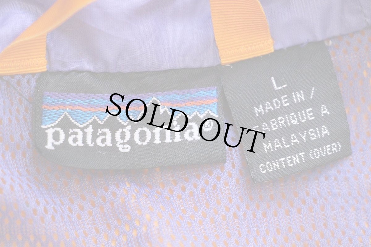 画像4: 90s patagoniaパタゴニア Nitro Anorak Jacket ニトロ ナイロン アノラックパーカー マンゴー×薄紫 L (4)