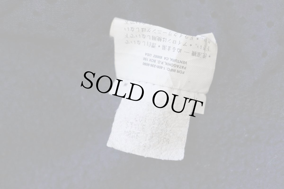 画像5: 90s USA製 patagoniaパタゴニア ロゴ刺繍 シンチラ フリースベスト 紺 M (5)