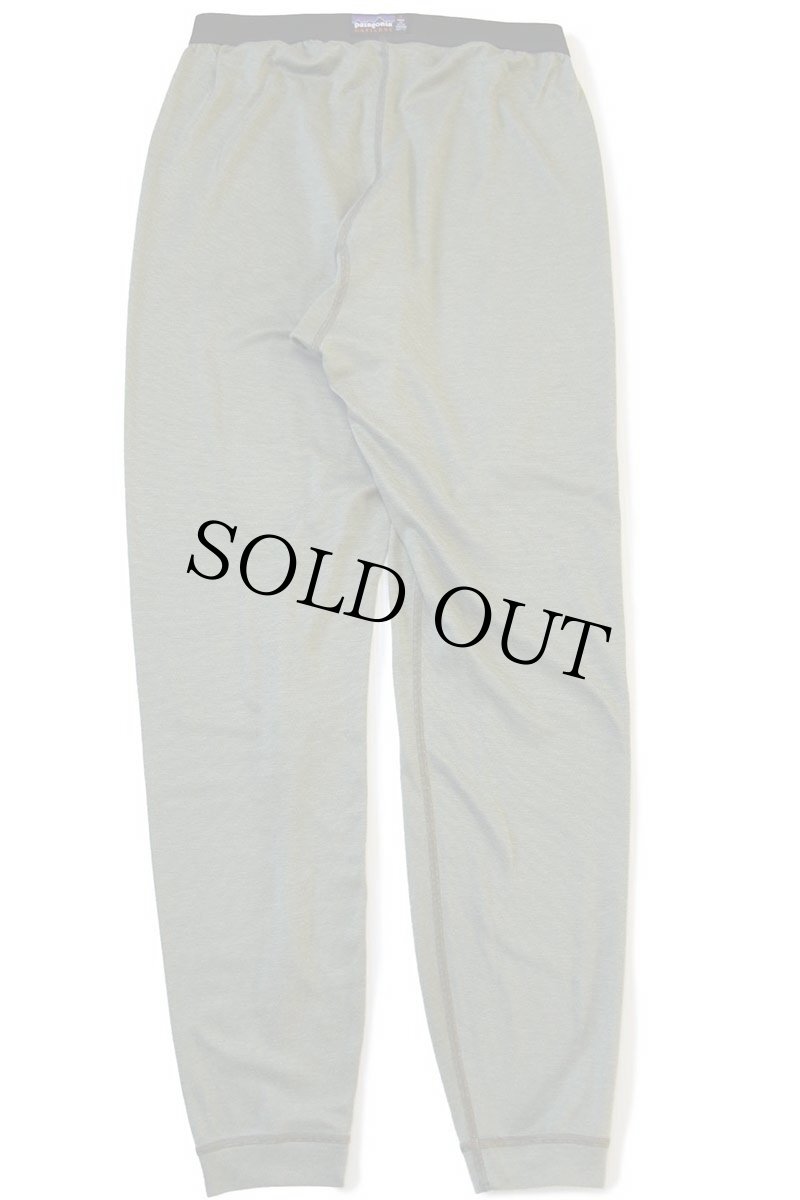 画像3: 00s USA製 patagoniaパタゴニア CAPILENEキャプリーン インナーパンツ 薄緑 M (3)