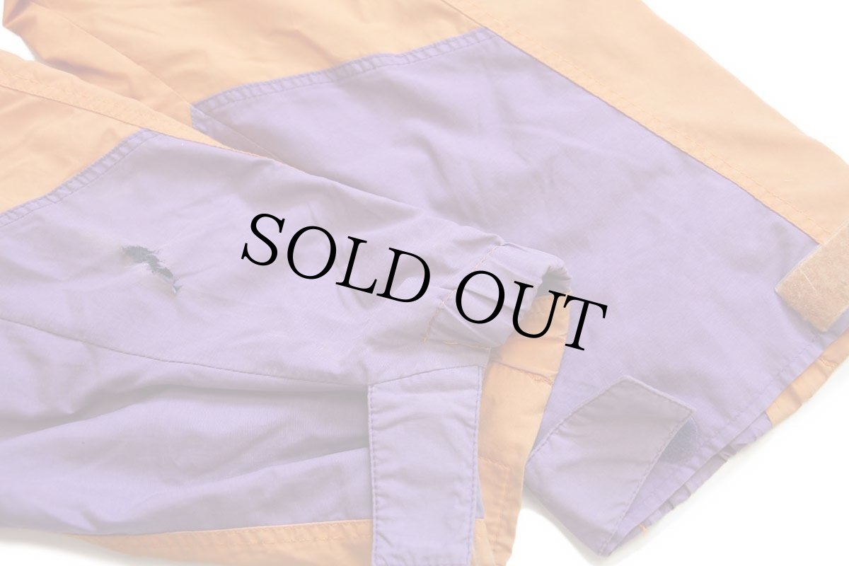 画像9: 90s patagoniaパタゴニア Nitro Anorak Jacket ニトロ ナイロン アノラックパーカー マンゴー×薄紫 L (9)