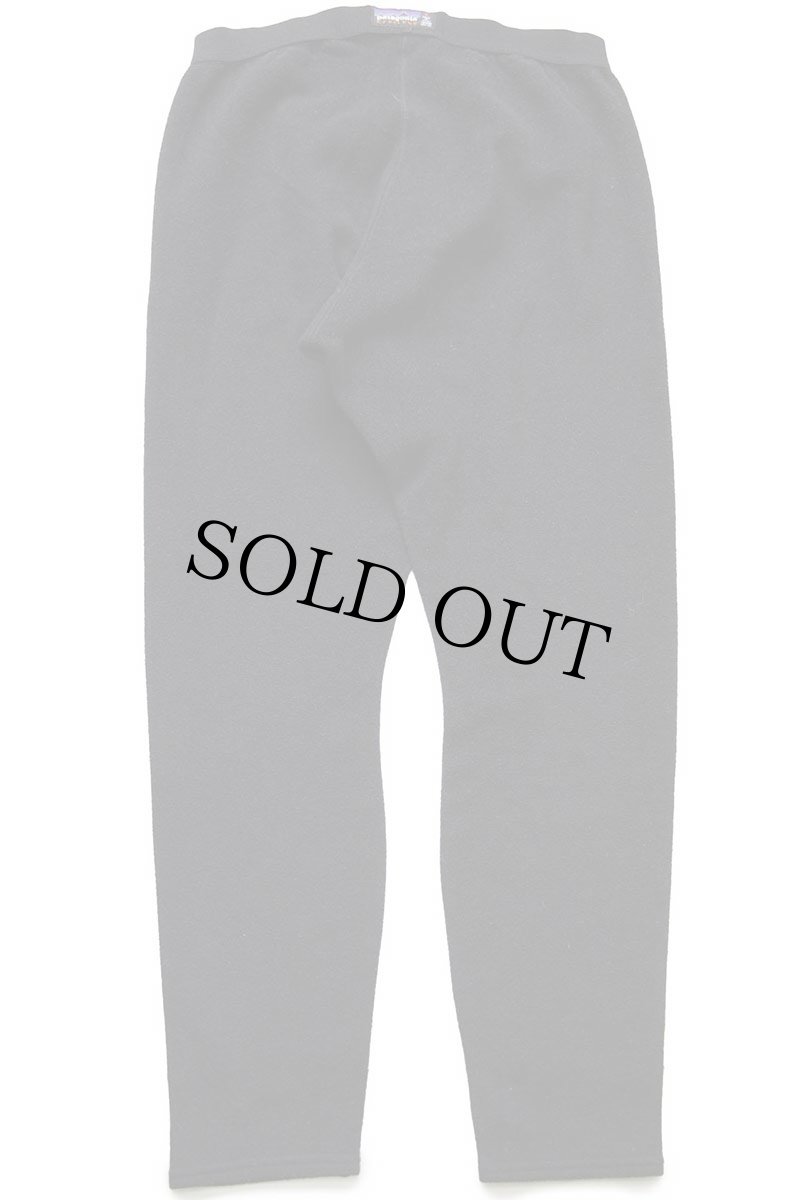 画像3: 00s USA製 patagoniaパタゴニア CAPILENEキャプリーン インナー フリースパンツ 黒 M (3)