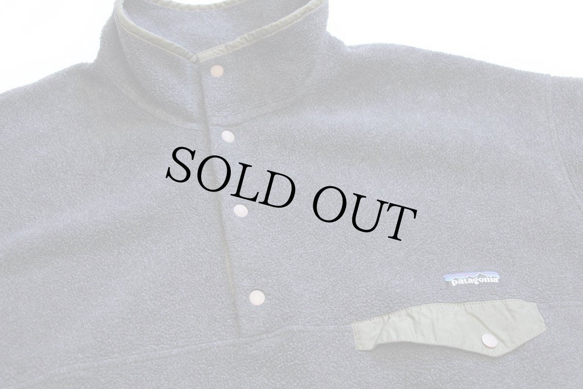 画像3: 90s USA製 patagoniaパタゴニア シンチラ フリース スナップT グレー XL (3)