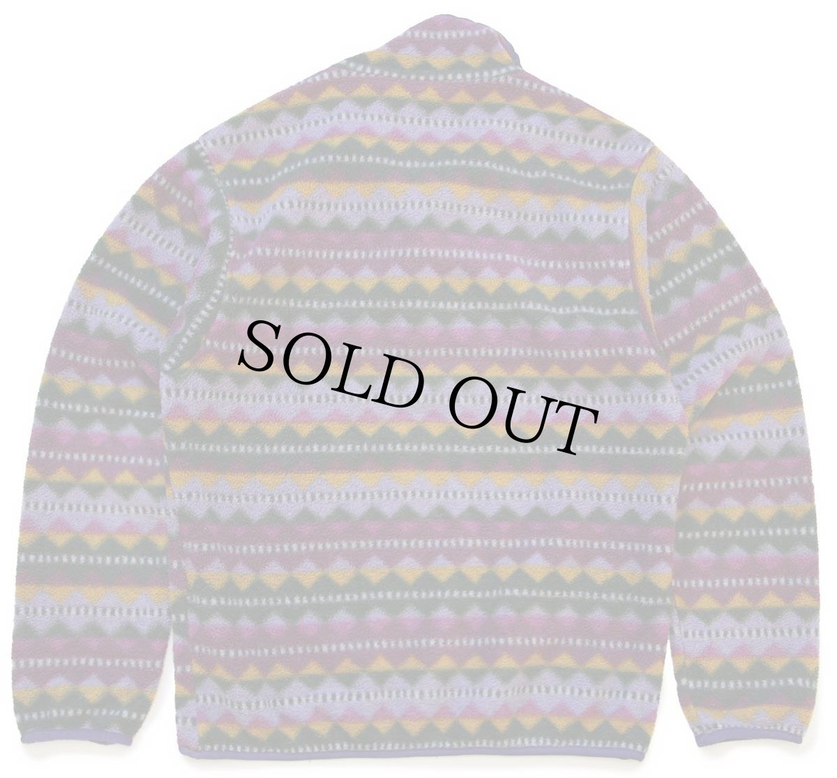 画像2: 90s USA製 patagoniaパタゴニア ダイヤモンド 総柄 フリース スナップT S (2)