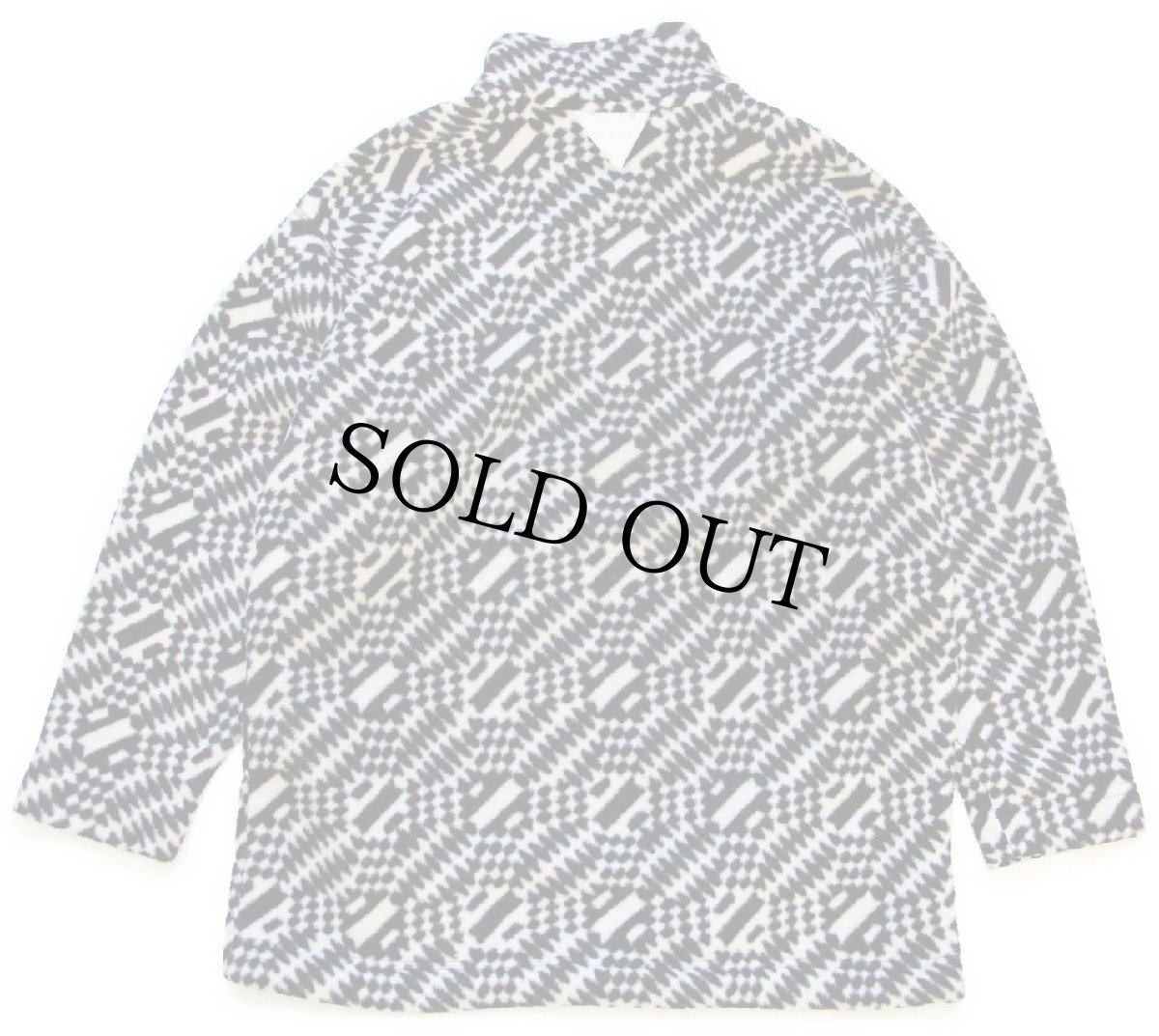 画像2: 90s USA製 patagoniaパタゴニア 総柄 フリース スナップT KIDS'14 (2)