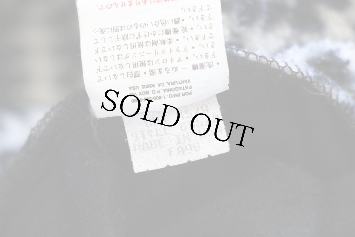 画像5: 90s USA製 patagoniaパタゴニア 総柄 フリース スナップT KIDS'14 (5)