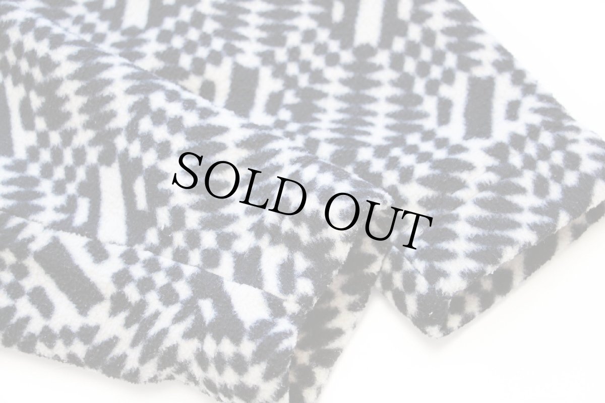 画像6: 90s USA製 patagoniaパタゴニア 総柄 フリース スナップT KIDS'14 (6)