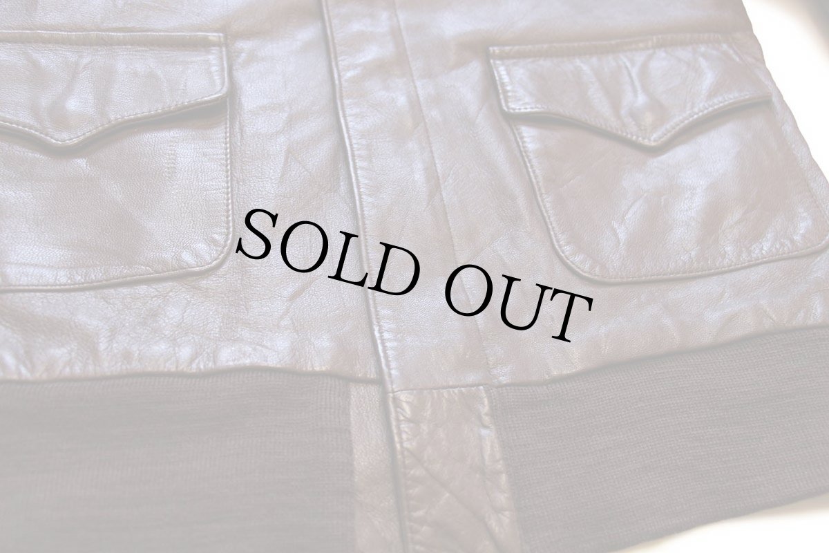 画像6: 80s WILLIS & GEIGER A-2 フライト レザージャケット 焦げ茶 36 (6)