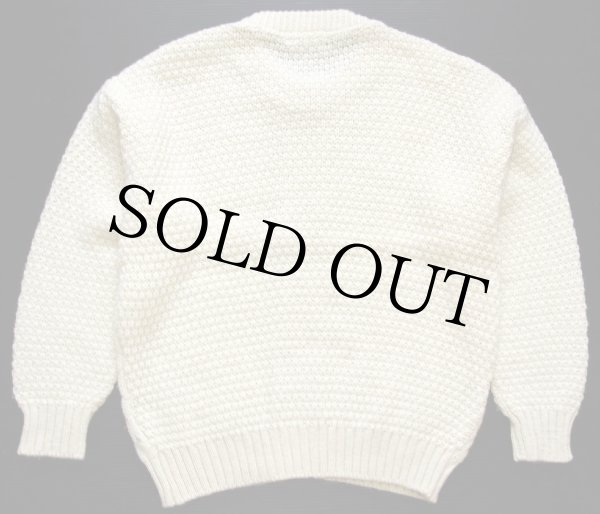 スコットランド製 Moffat Woollens ケーブル編み ウールニット スコットランド製 Moffat Woollens ケーブル編み ウールニット