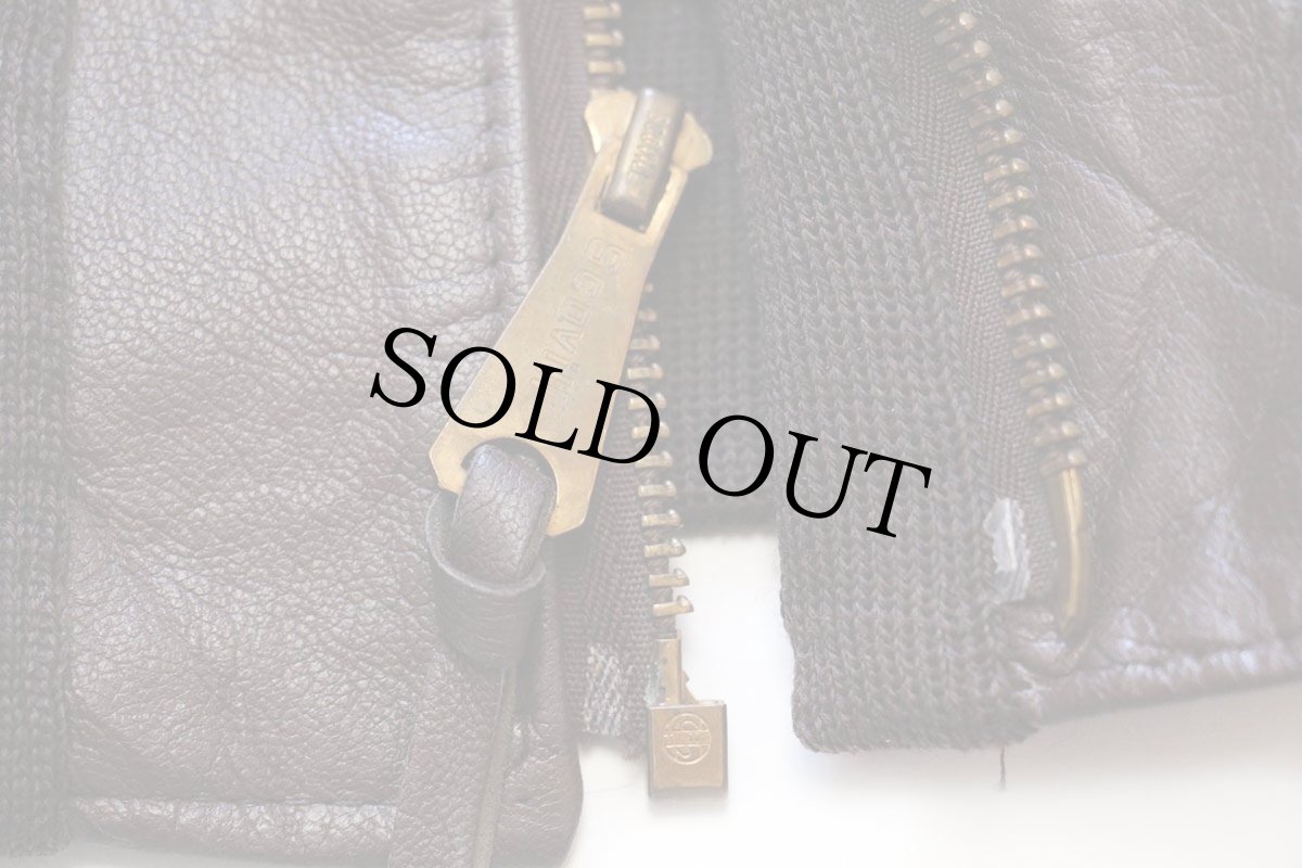 画像7: 80s WILLIS & GEIGER A-2 フライト レザージャケット 焦げ茶 36 (7)