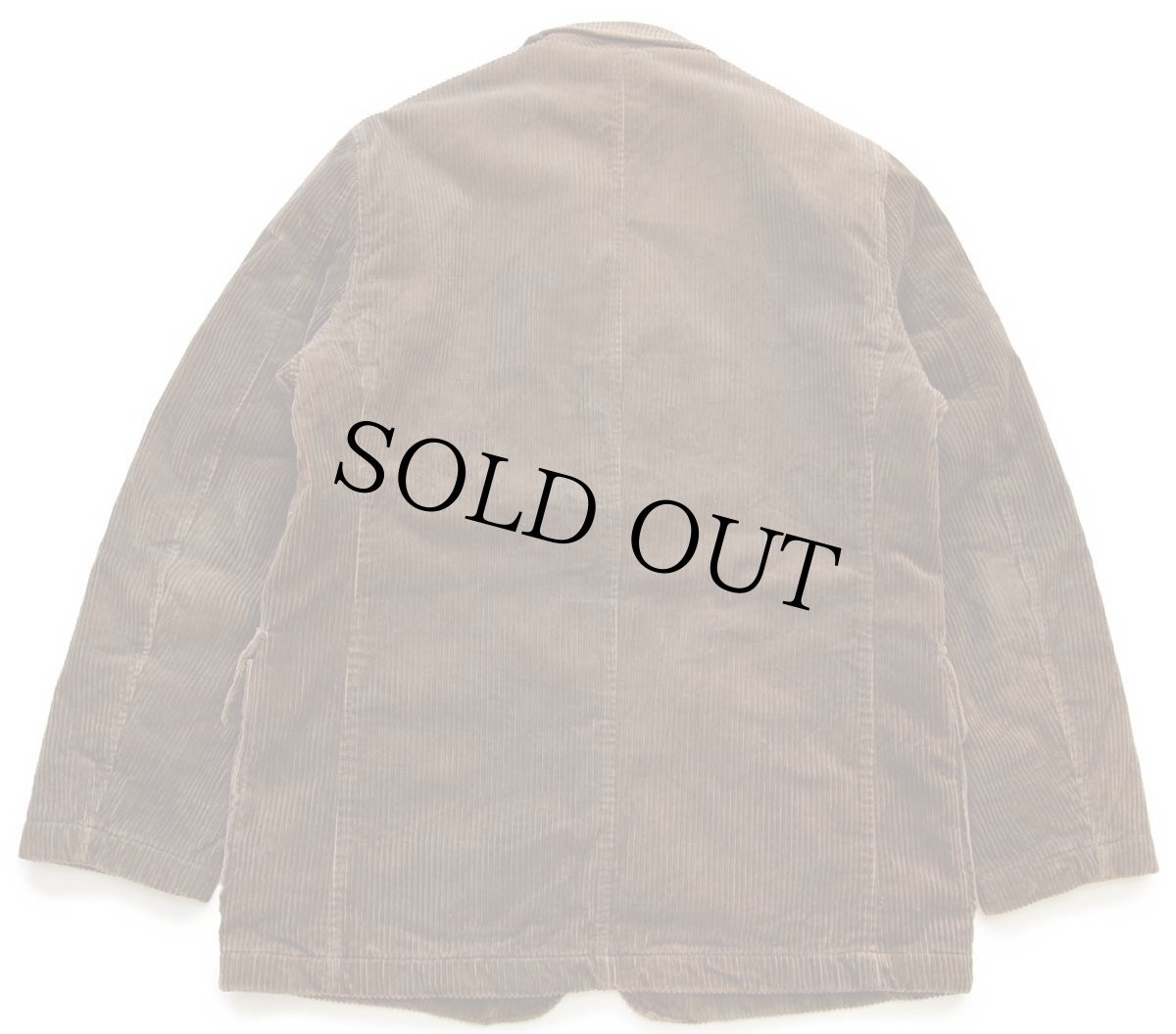 画像2: BENETTONベネトン コットン 太畝 コーデュロイジャケット 茶 46 (2)