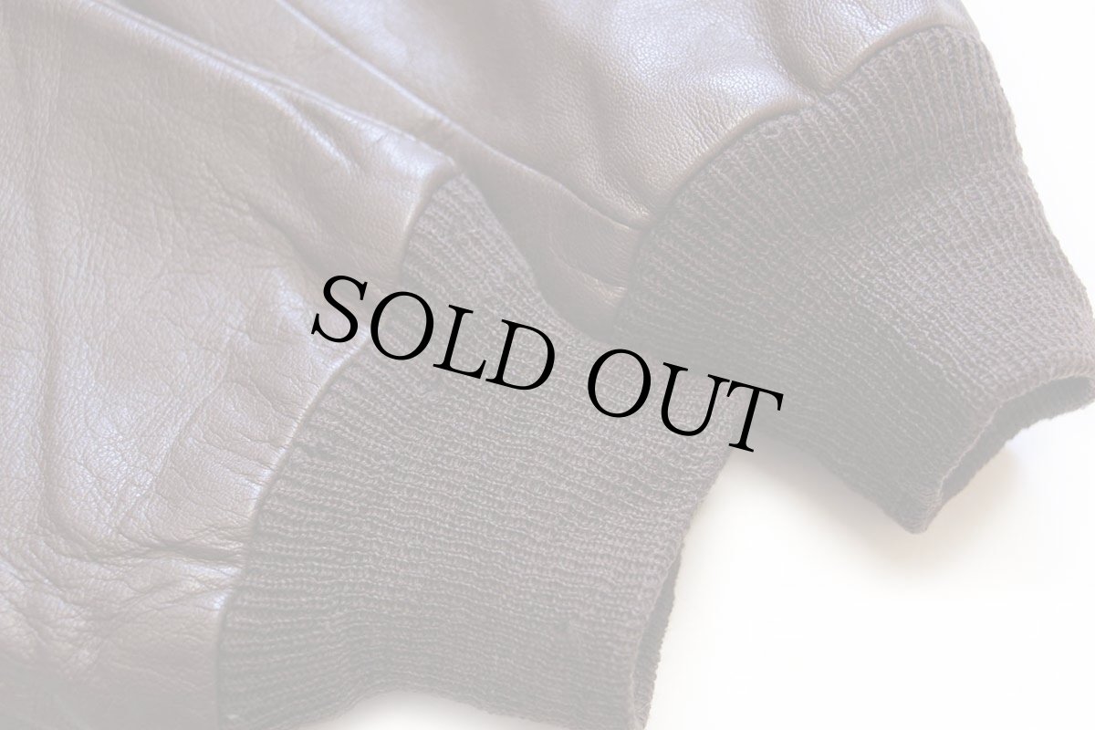 画像8: 80s WILLIS & GEIGER A-2 フライト レザージャケット 焦げ茶 36 (8)