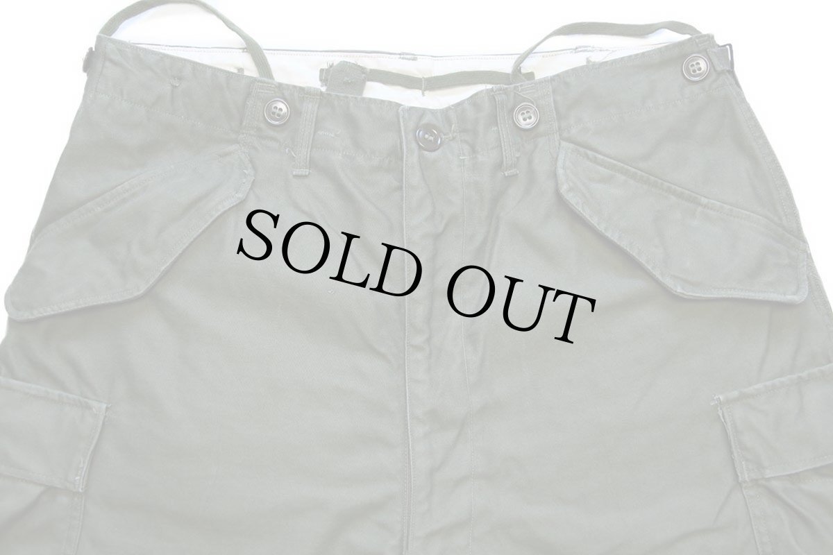 画像4: 50s 米軍 U.S.ARMY M-51 フィールドカーゴパンツ オリーブグリーン L-M (4)