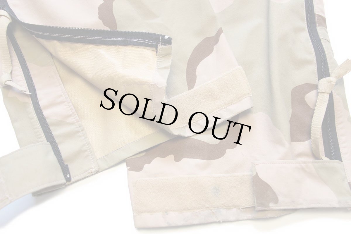 画像7: 00s 米軍 U.S.ARMY ECWCS GEN1 デザートカモ GORE-TEXゴアテックス ナイロン オーバーパンツ (7)