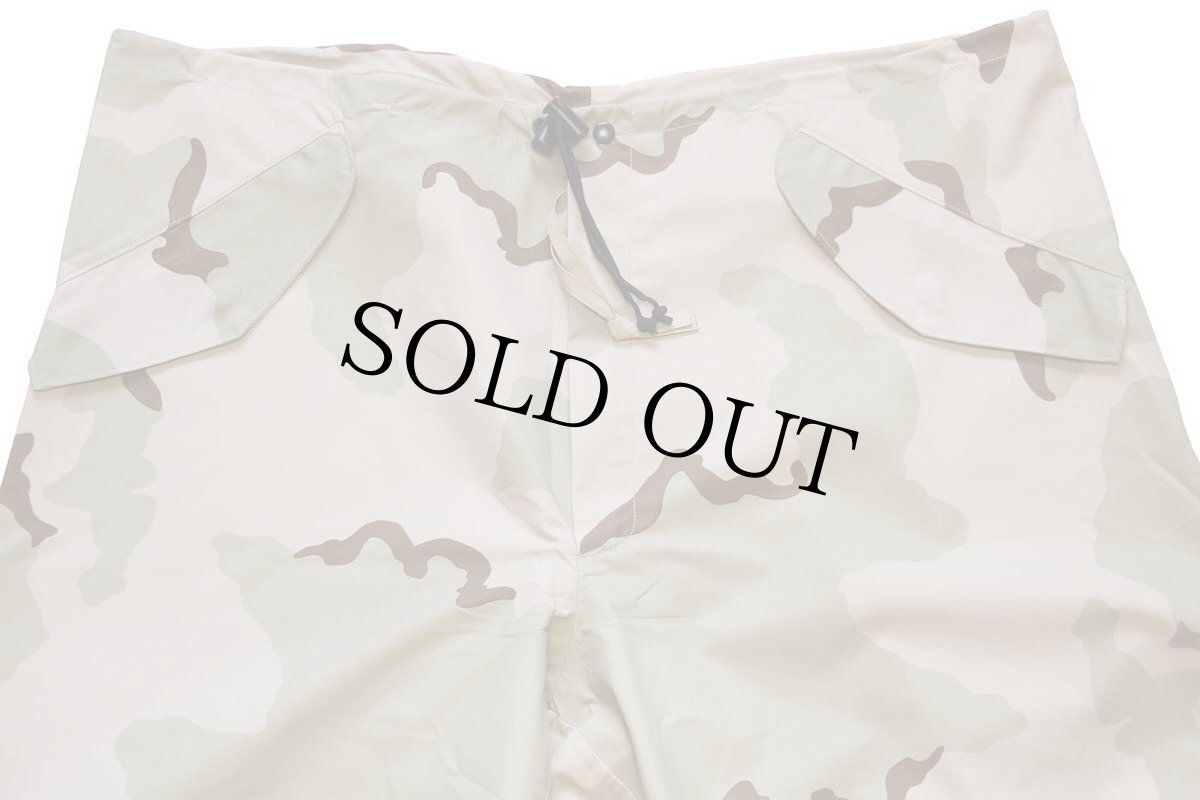 画像4: 00s 米軍 U.S.ARMY ECWCS GEN1 デザートカモ GORE-TEXゴアテックス ナイロン オーバーパンツ XL-R (4)