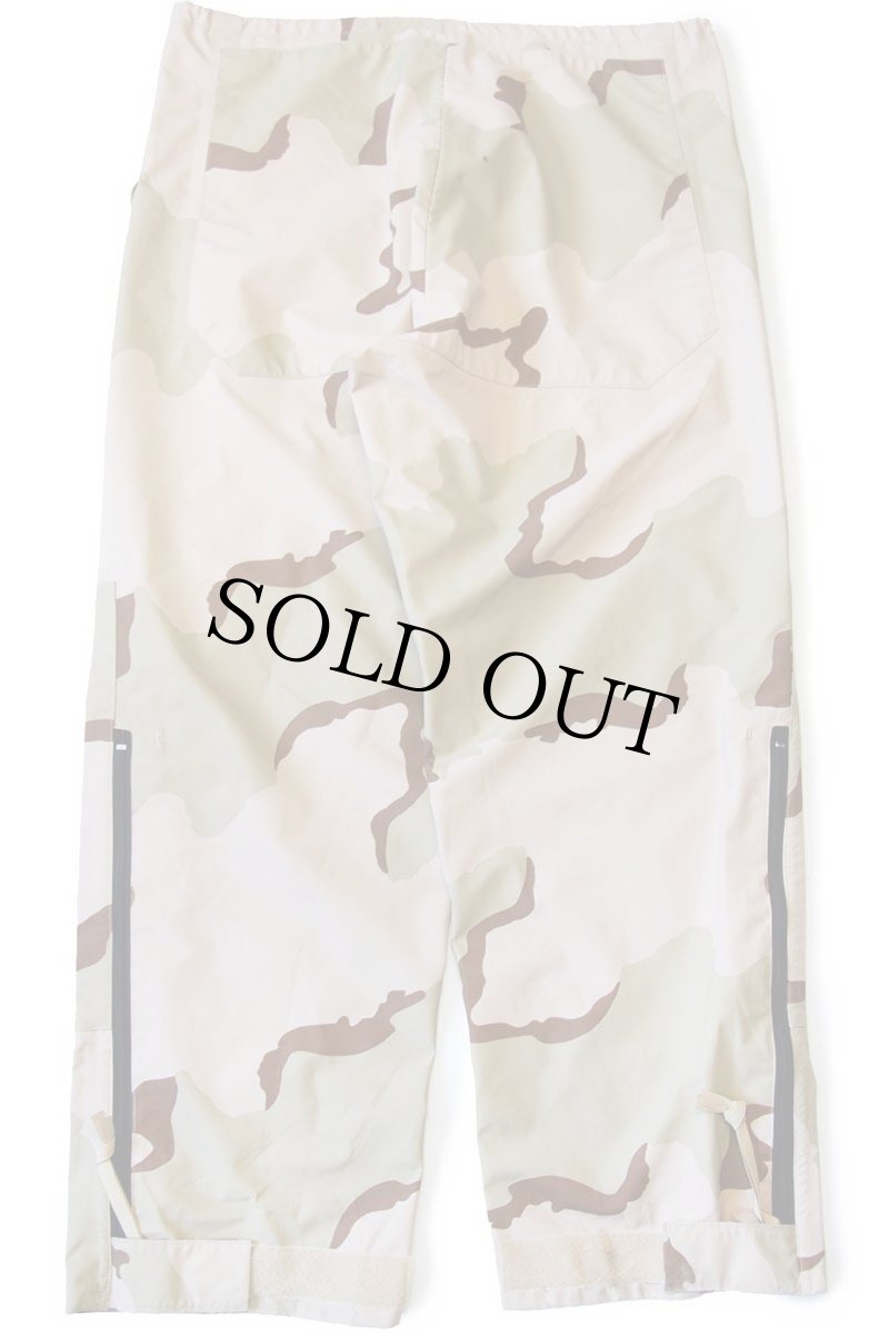 画像3: 00s 米軍 U.S.ARMY ECWCS GEN1 デザートカモ GORE-TEXゴアテックス ナイロン オーバーパンツ (3)