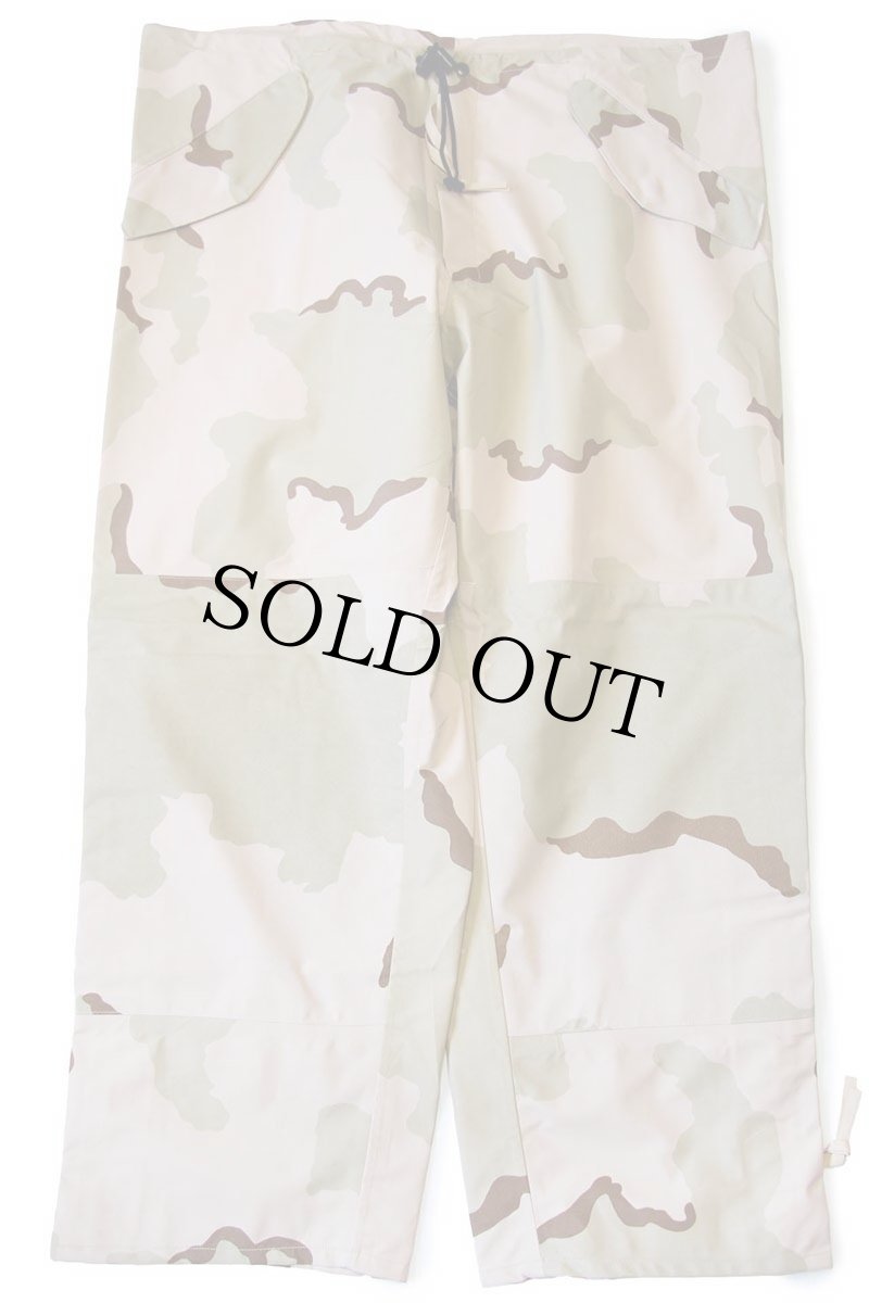 画像2: 00s 米軍 U.S.ARMY ECWCS GEN1 デザートカモ GORE-TEXゴアテックス ナイロン オーバーパンツ XL-R (2)