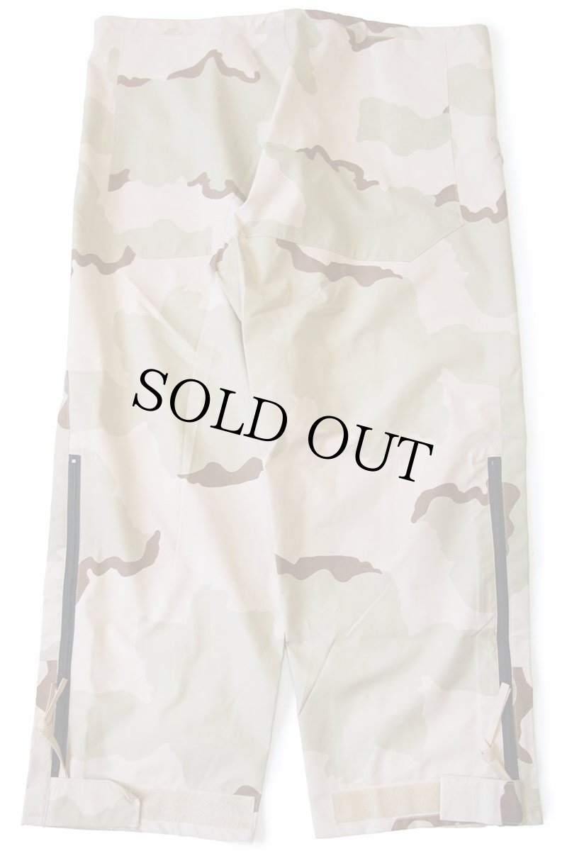 画像3: 00s 米軍 U.S.ARMY ECWCS GEN1 デザートカモ GORE-TEXゴアテックス ナイロン オーバーパンツ XL-R (3)