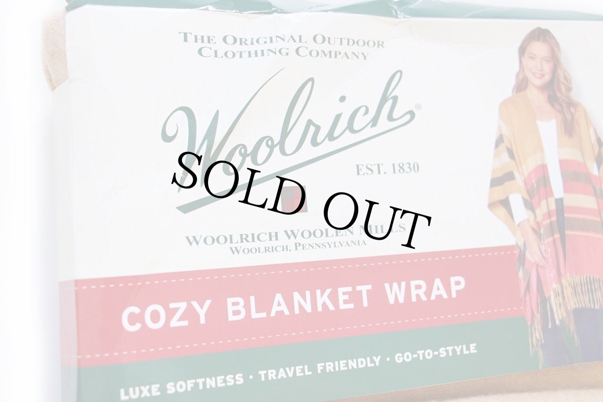 画像3: 未使用★Woolrichウールリッチ COZY BLANKET WRAP ブランケット ラップ★ストール ショール (3)