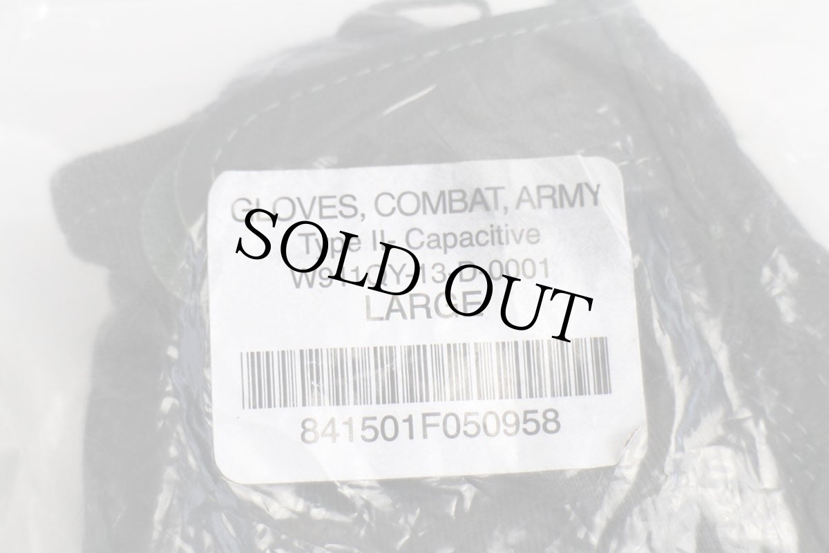 画像9: デッドストック★13 米軍 U.S.ARMY Type II Capacitive レザー コンバットグローブ セージグリーン L★手袋 (9)