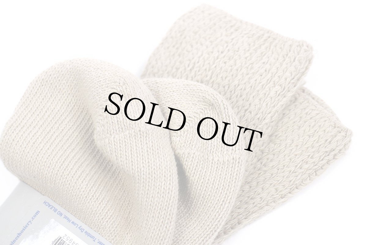 画像6: デッドストック★USA製 Dr.Allay DIABETIC SOCK 無地 ストレッチ コットン ソックス ベージュ 10-13★靴下 (6)