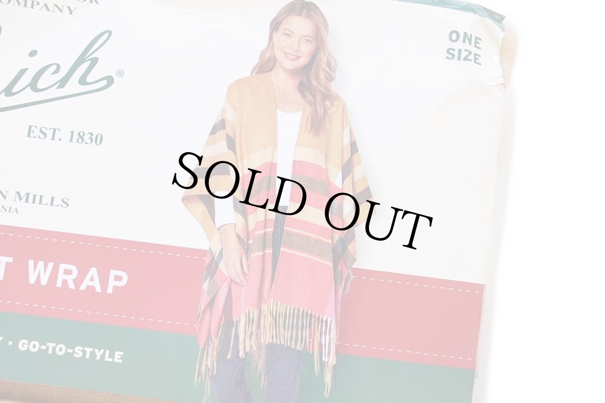 画像4: 未使用★Woolrichウールリッチ COZY BLANKET WRAP ブランケット ラップ★ストール ショール (4)