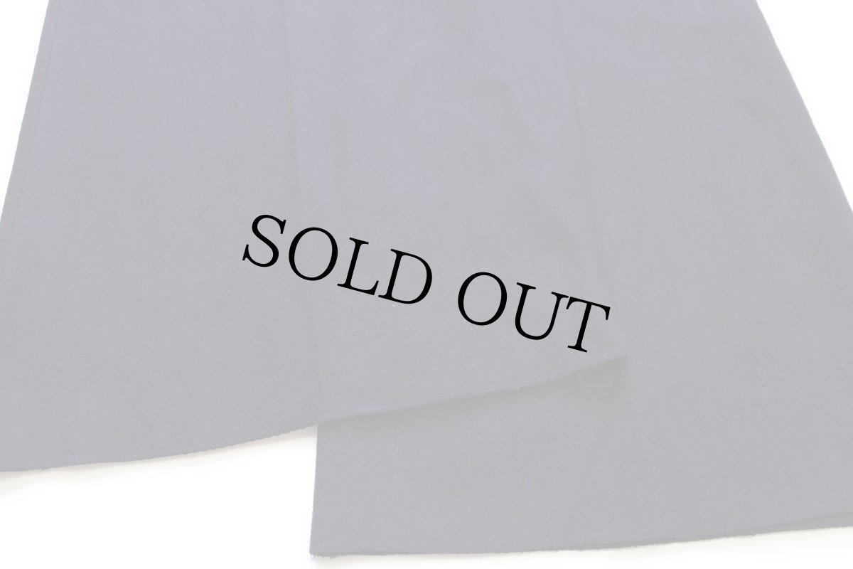 画像9: デッドストック★70s JEAN'S WEST フレア メルトン ウール セーラーパンツ 濃紺 W30 (9)