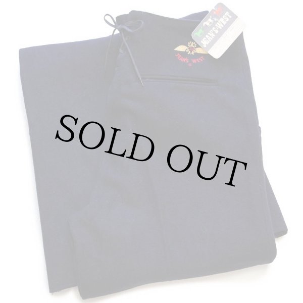 デッドストック☆70s JEAN'S WEST フレア メルトン ウール セーラー