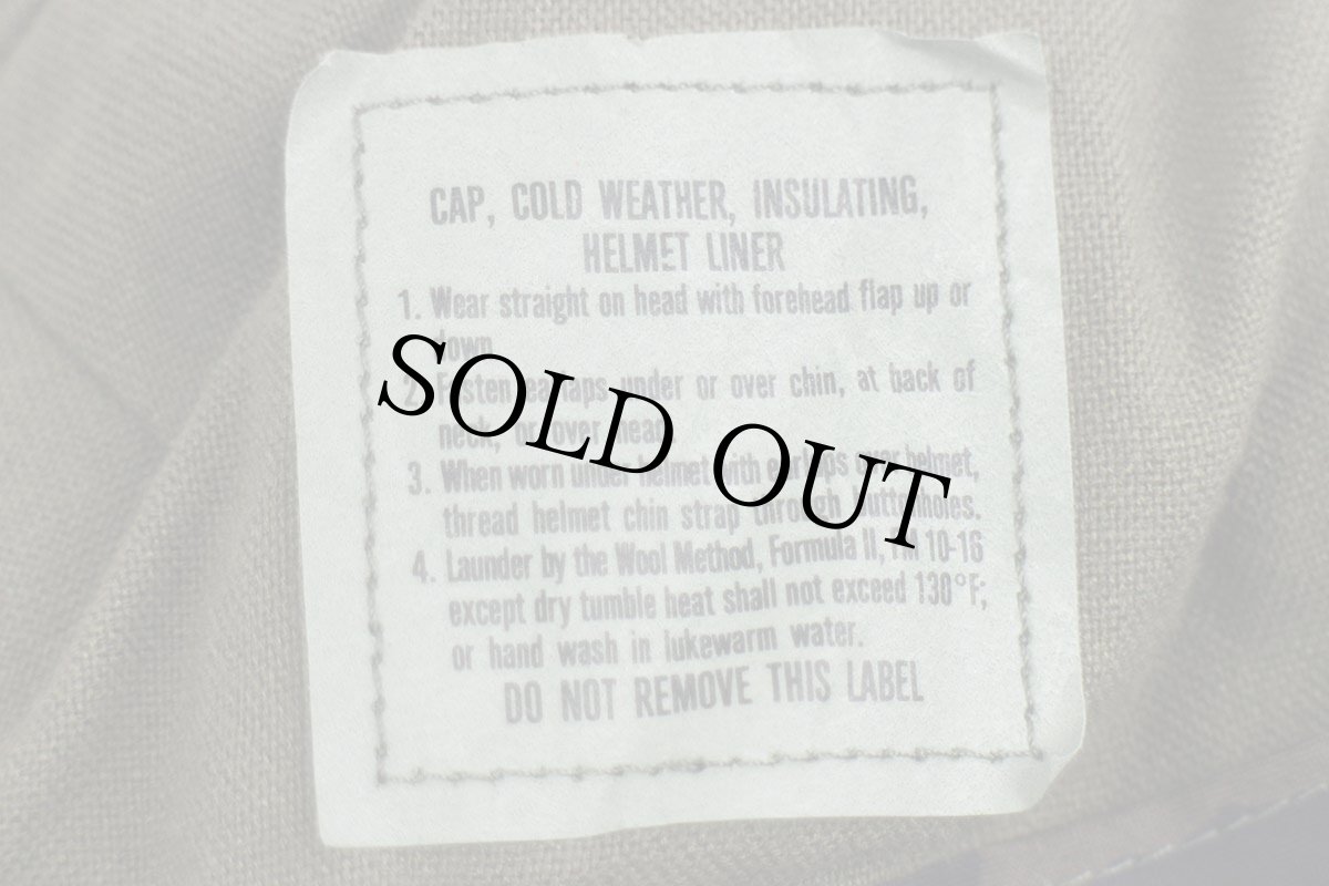 画像7: 90s 米軍 U.S.ARMY ピンズ付き ウッドランドカモ ヘルメットライナー キャップ 7 1/4 (7)