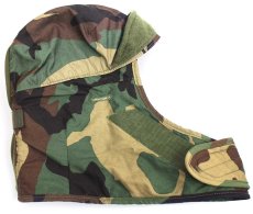 画像3: 90s 米軍 U.S.ARMY ピンズ付き ウッドランドカモ ヘルメットライナー キャップ 7 1/4 (3)