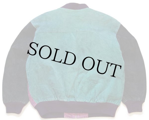 00s ARIZONA マルチカラー 切り替え キルティングライナー スエード