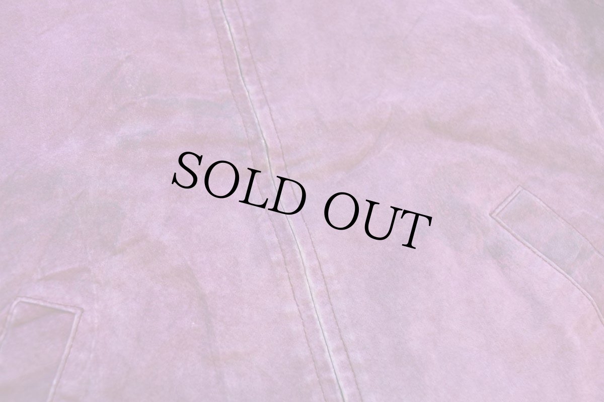 画像7: 00s ARIZONA マルチカラー 切り替え キルティングライナー スエードレザージャケット 紫×緑×黒 L (7)