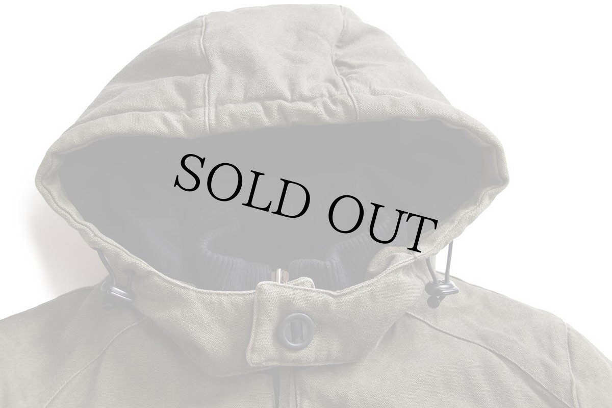 画像3: EASTPAKイーストパック フード付き キルティングライナー ダック地 ジャケット モスグリーン (3)