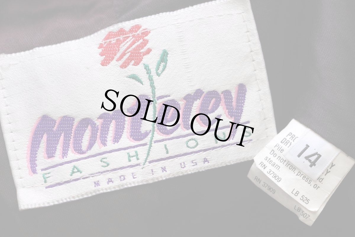 画像5: 80s USA製 Monterey FASHIONS レオパード柄 ドルマンスリーブ フェイクファーコート 14 (5)