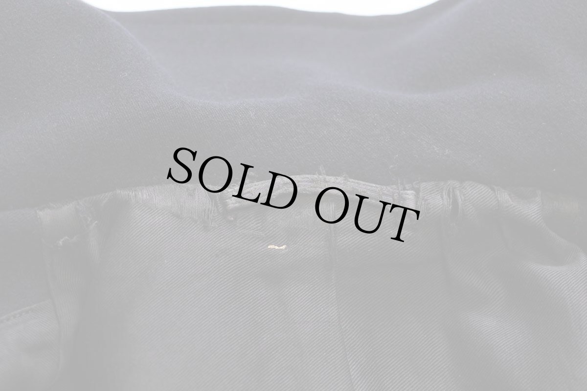 画像8: 40s 米軍 U.S.NAVY NAVAL 10ボタン メルトン ウール ピーコート 濃紺★B (8)