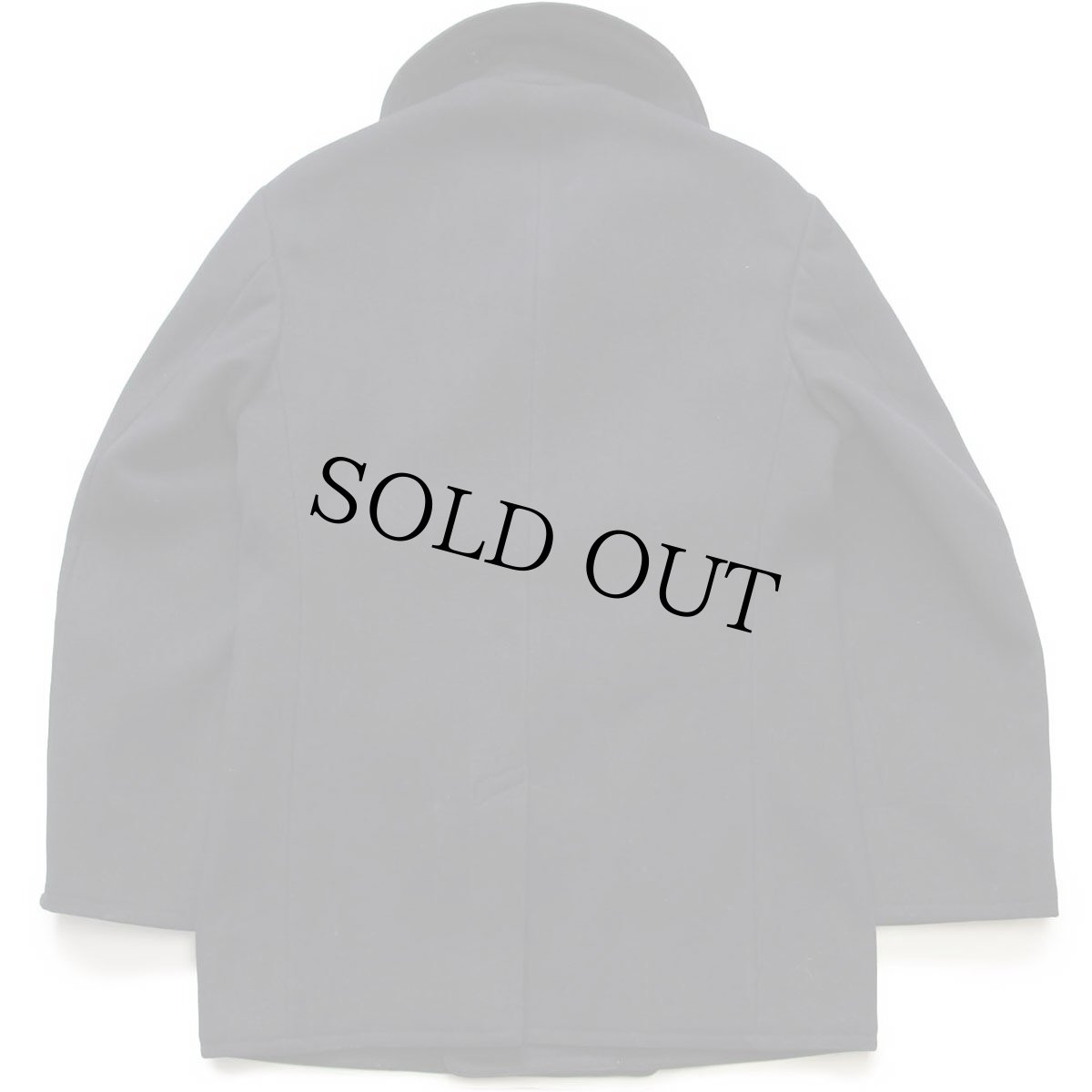 画像2: 40s 米軍 U.S.NAVY NAVAL 10ボタン メルトン ウール ピーコート 濃紺★B (2)