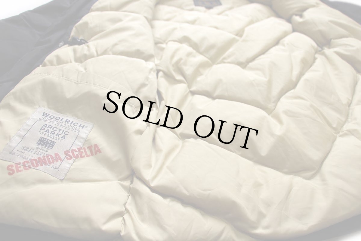 画像5: 00s USA製 WOOLRICH JOHN RICH&BROS ウールリッチ コヨーテファー アークティックパーカー ダウンコート 黒 S★B-9タイプ (5)