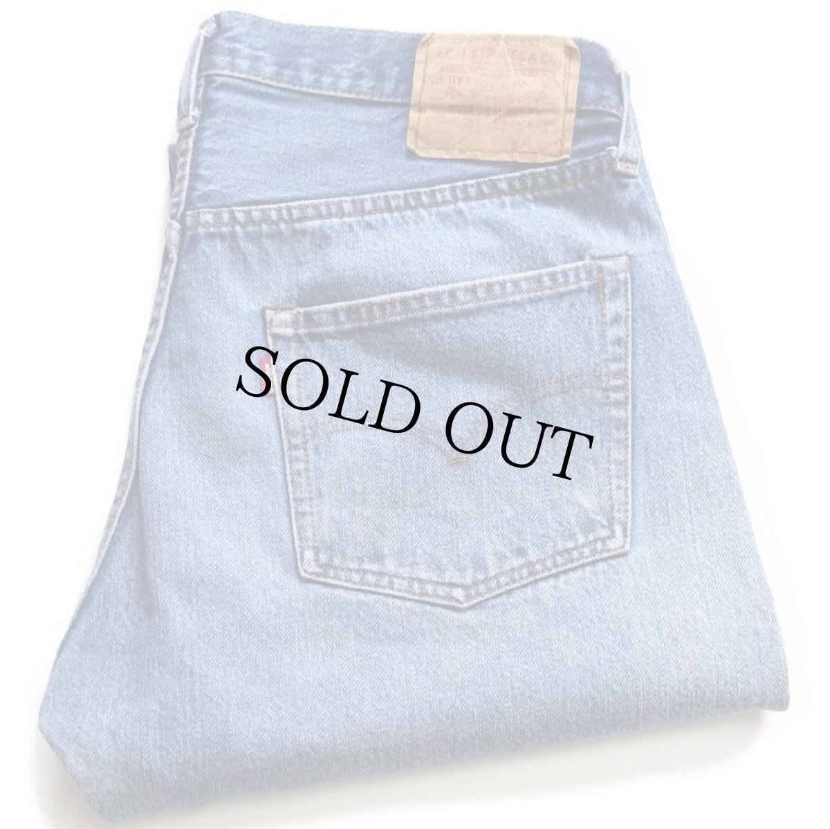 画像1: 80s USA製 Levi'sリーバイス 501 66後期 デニムパンツ w35 (1)