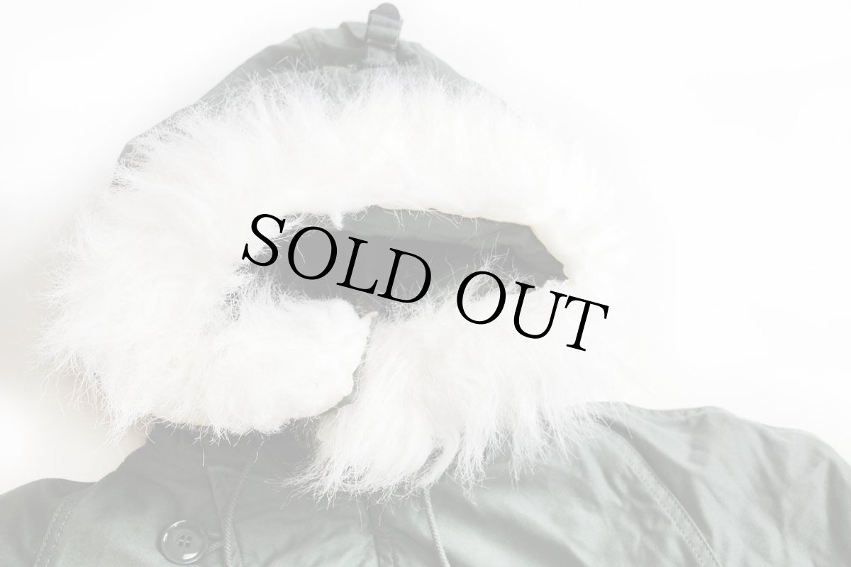 画像3: 90s 米軍 USAF N-3B フライトジャケット セージグリーン M (3)