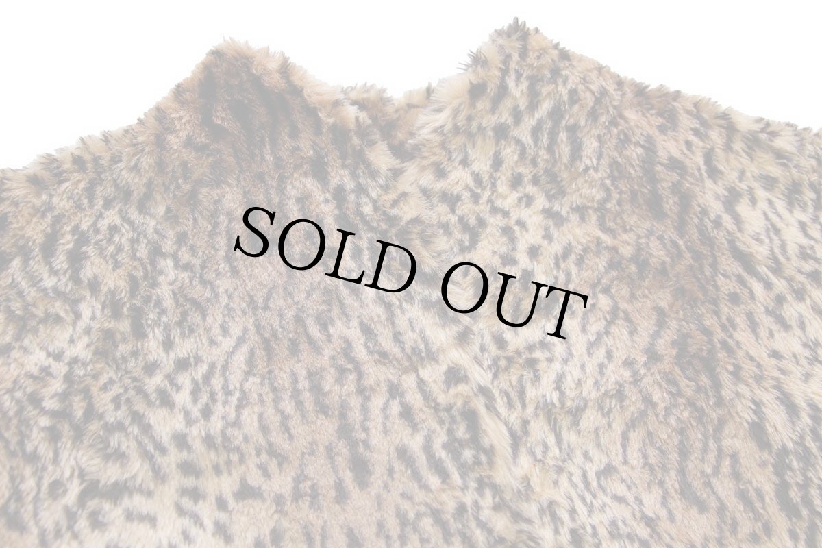 画像3: 80s USA製 Monterey FASHIONS レオパード柄 ドルマンスリーブ フェイクファーコート 14 (3)