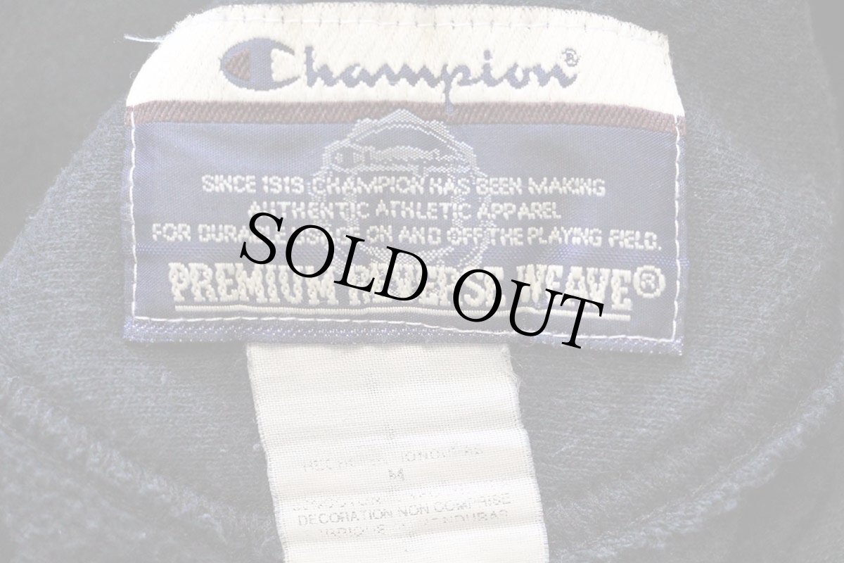 画像5: 00s Championチャンピオン BROOKLYN リバースウィーブ スウェットパーカー 黒 M (5)