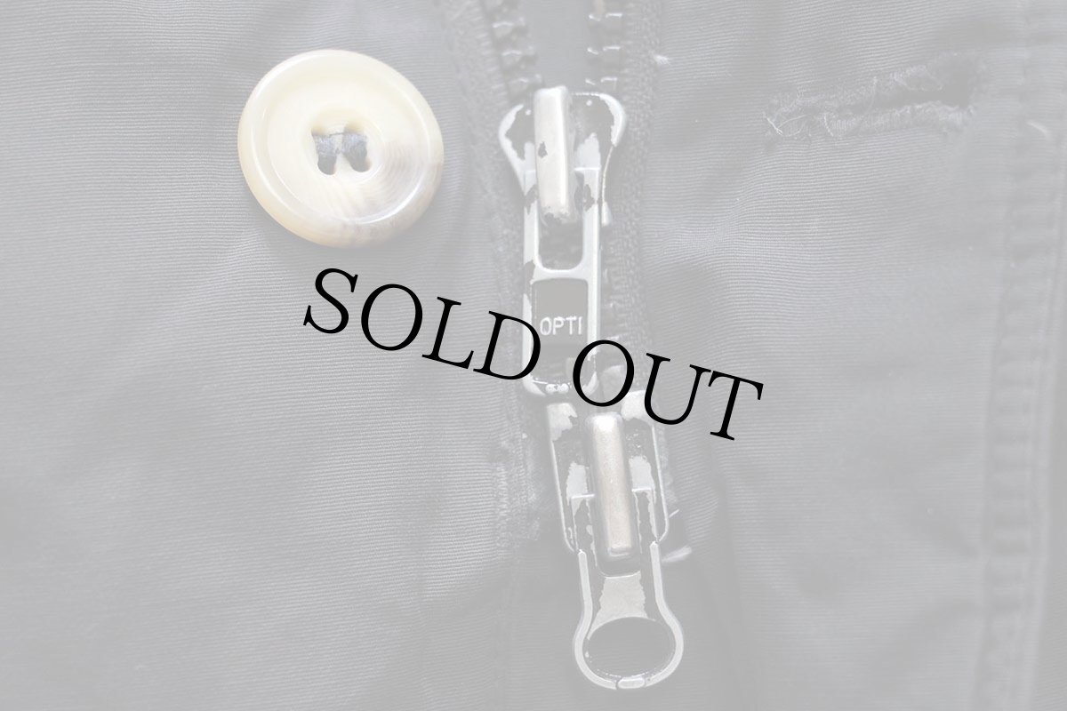 画像6: 90s RIFLE コヨーテファー ダウンコート 黒 M★アークティックパーカー B-9タイプ  (6)