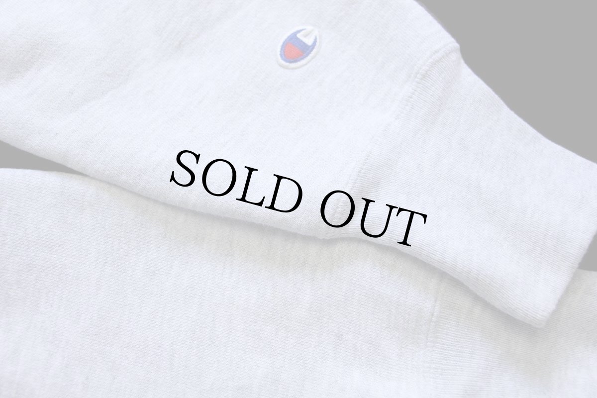 画像6: 00s Championチャンピオン PENN STATE 染み込みプリント リバースウィーブ スウェットパーカー 杢グレー L (6)