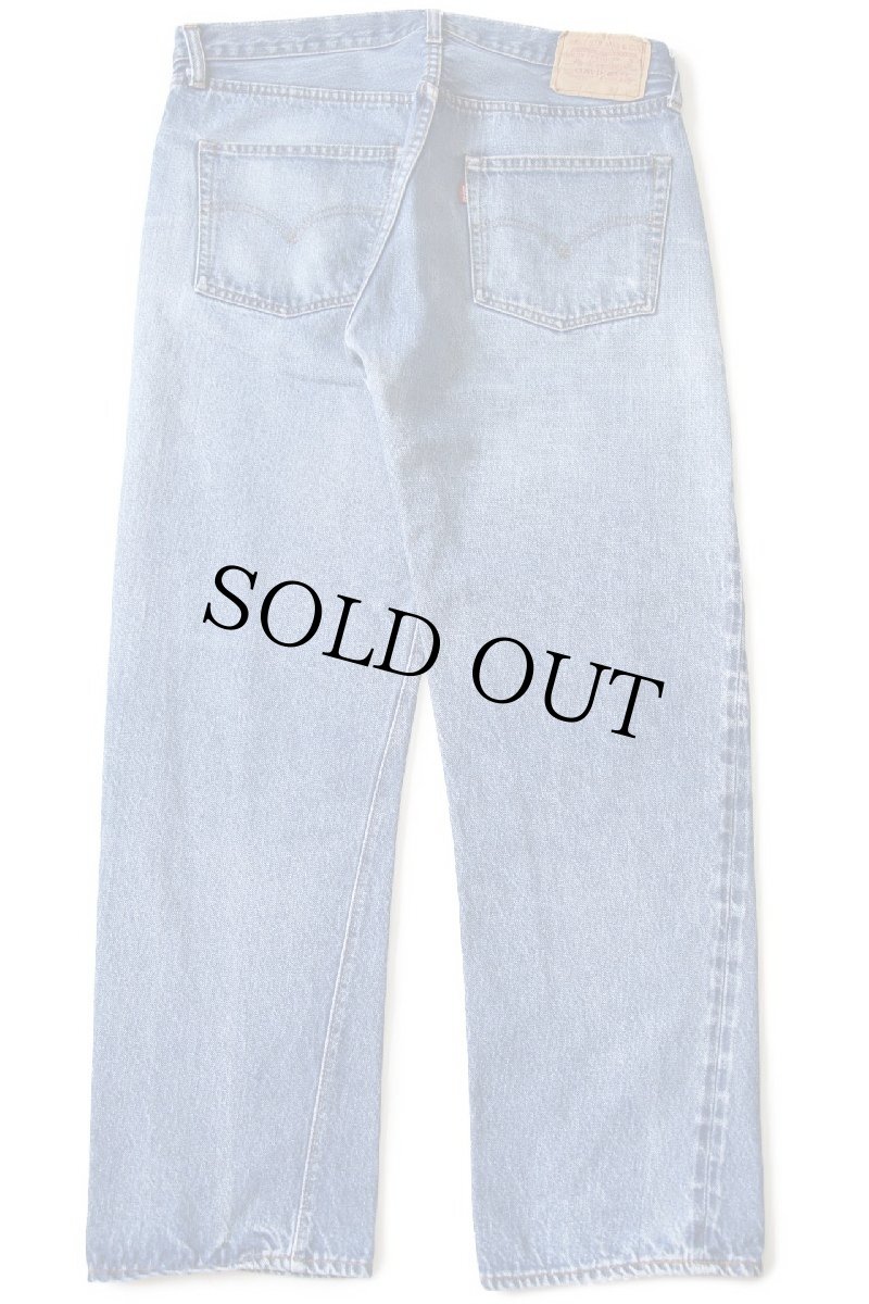 画像3: 80s USA製 Levi'sリーバイス 501 66後期 デニムパンツ w35 (3)