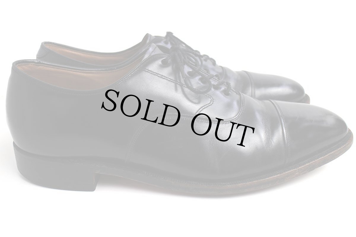 画像3: USA製 JOHNSTON & MURPHY ジョンストン&マーフィー OPTIMA ストレートチップ レザーシューズ 黒 10★革靴 (3)