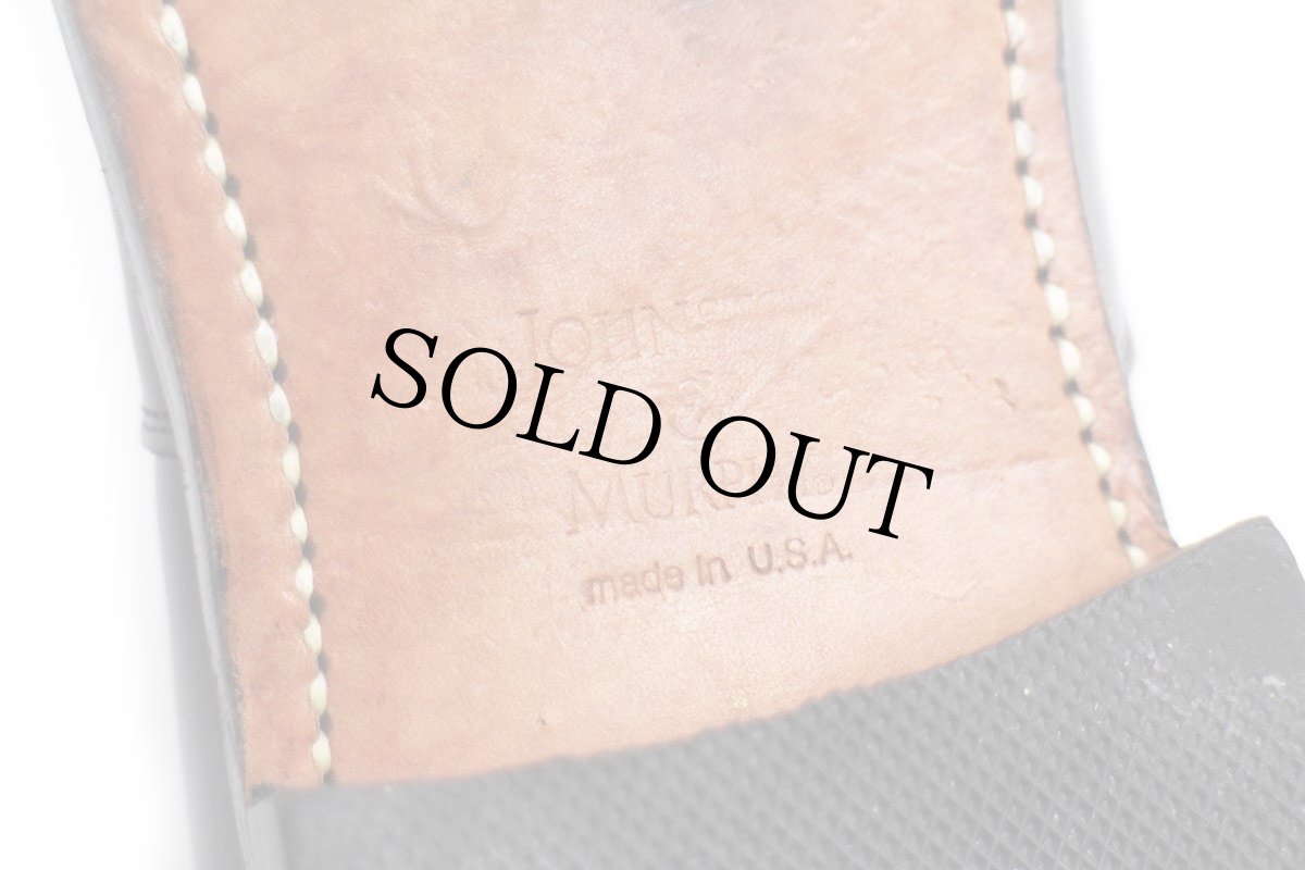 画像5: USA製 JOHNSTON & MURPHY ジョンストン&マーフィー OPTIMA ストレートチップ レザーシューズ 黒 10★革靴 (5)