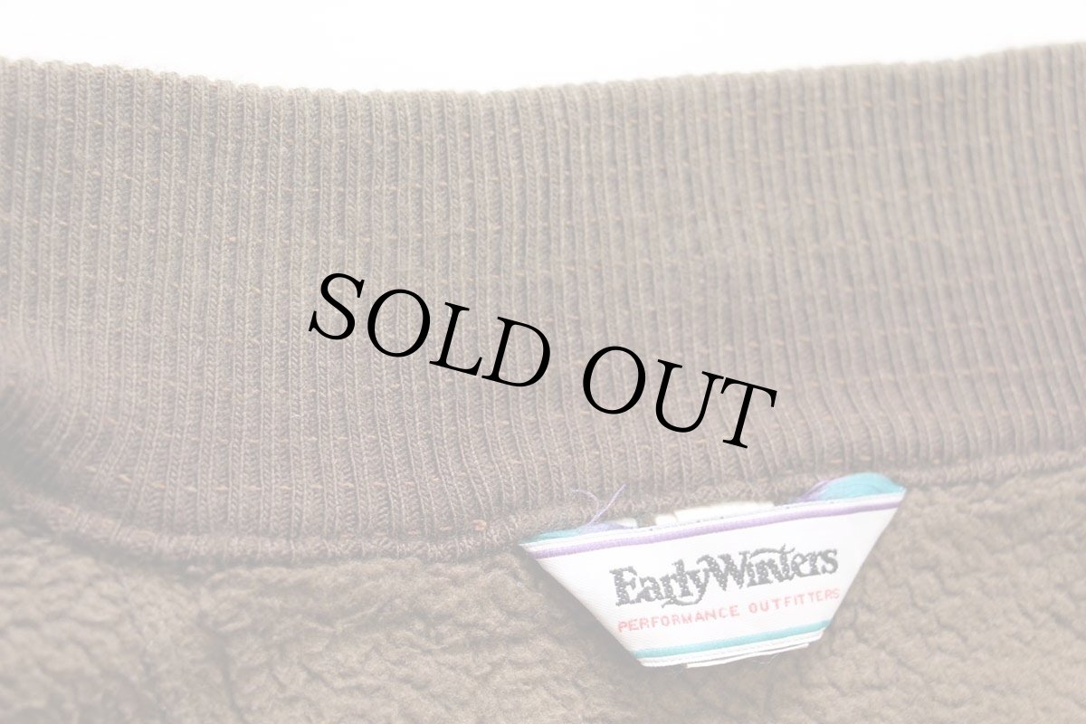 画像4: 90s USA製 Early Winters ハイネック POLARTEC フリースジャケット ブラウン L (4)