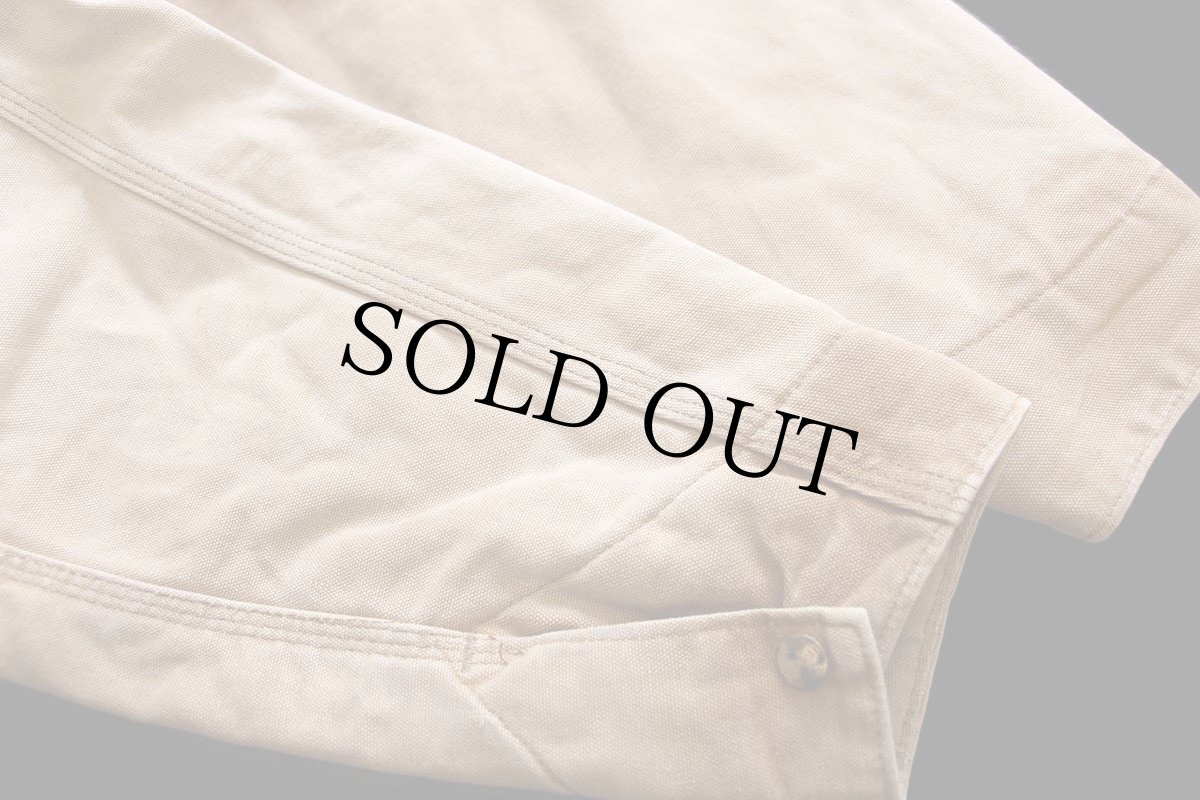 画像8: 80s USA製 carharttカーハート キルティングライナー ダック地 デトロイトジャケット 茶 フェード (8)